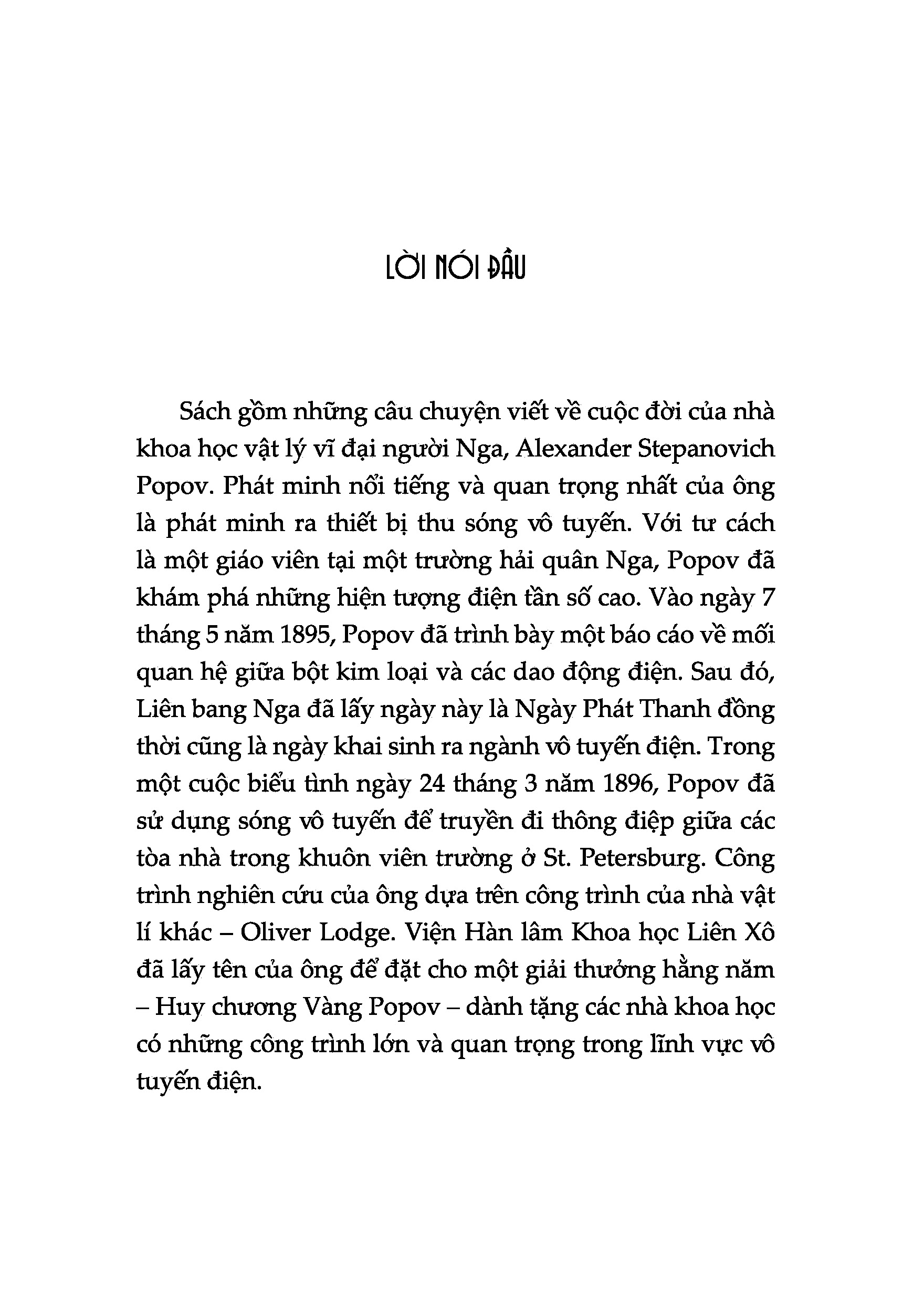 kể chuyện cuộc đời các thiên tài: alexander popov - chinh phục khoảng không - Ảnh 6