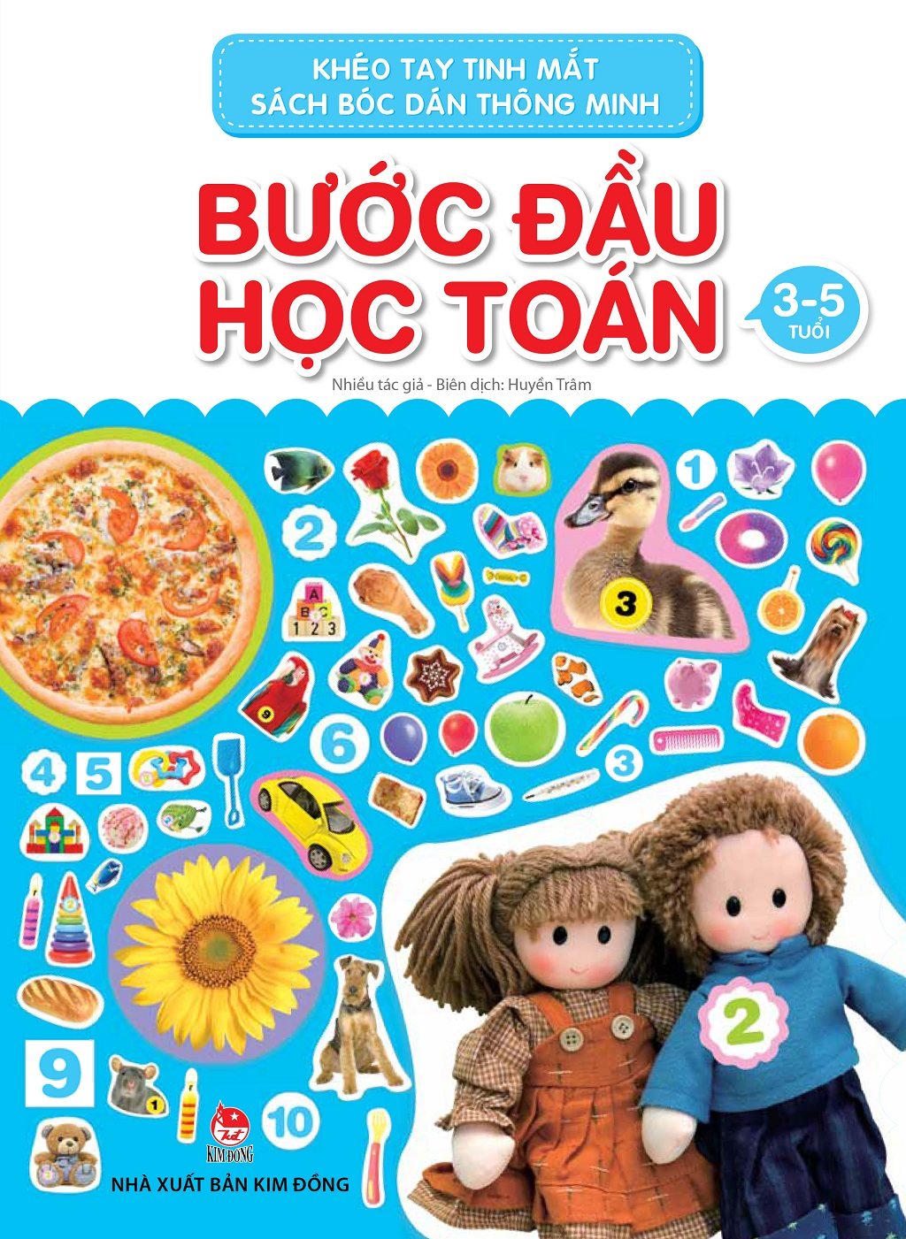 khéo tay tinh mắt - sách bóc dán thông minh - bước đầu học toán (tái bản 2024) - Ảnh 2