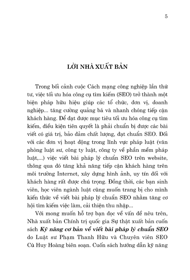 Kỹ Năng Cơ Bản Về Viết Bài Pháp Lý Chuẩn SEO - Ảnh 3