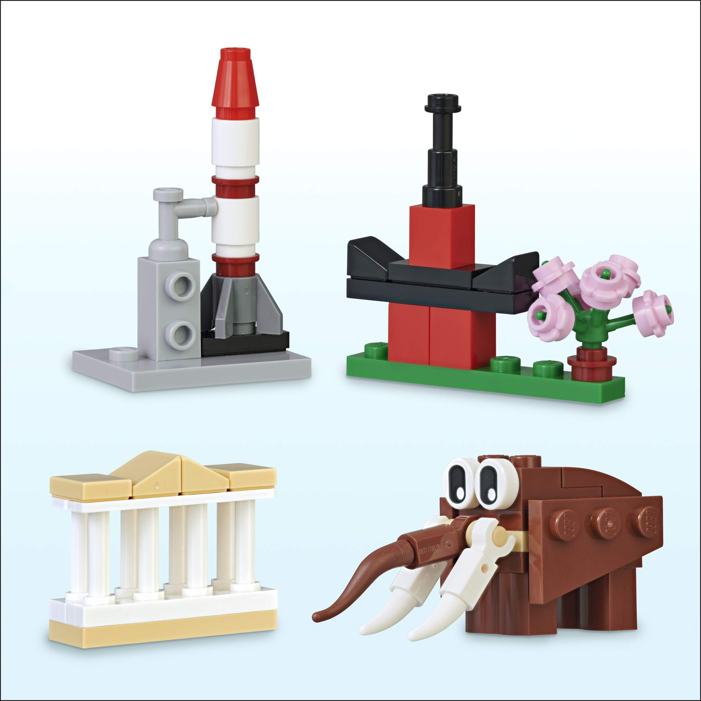 lego epic history: includes four exclusive lego mini models (lego book & toy) - Ảnh 3
