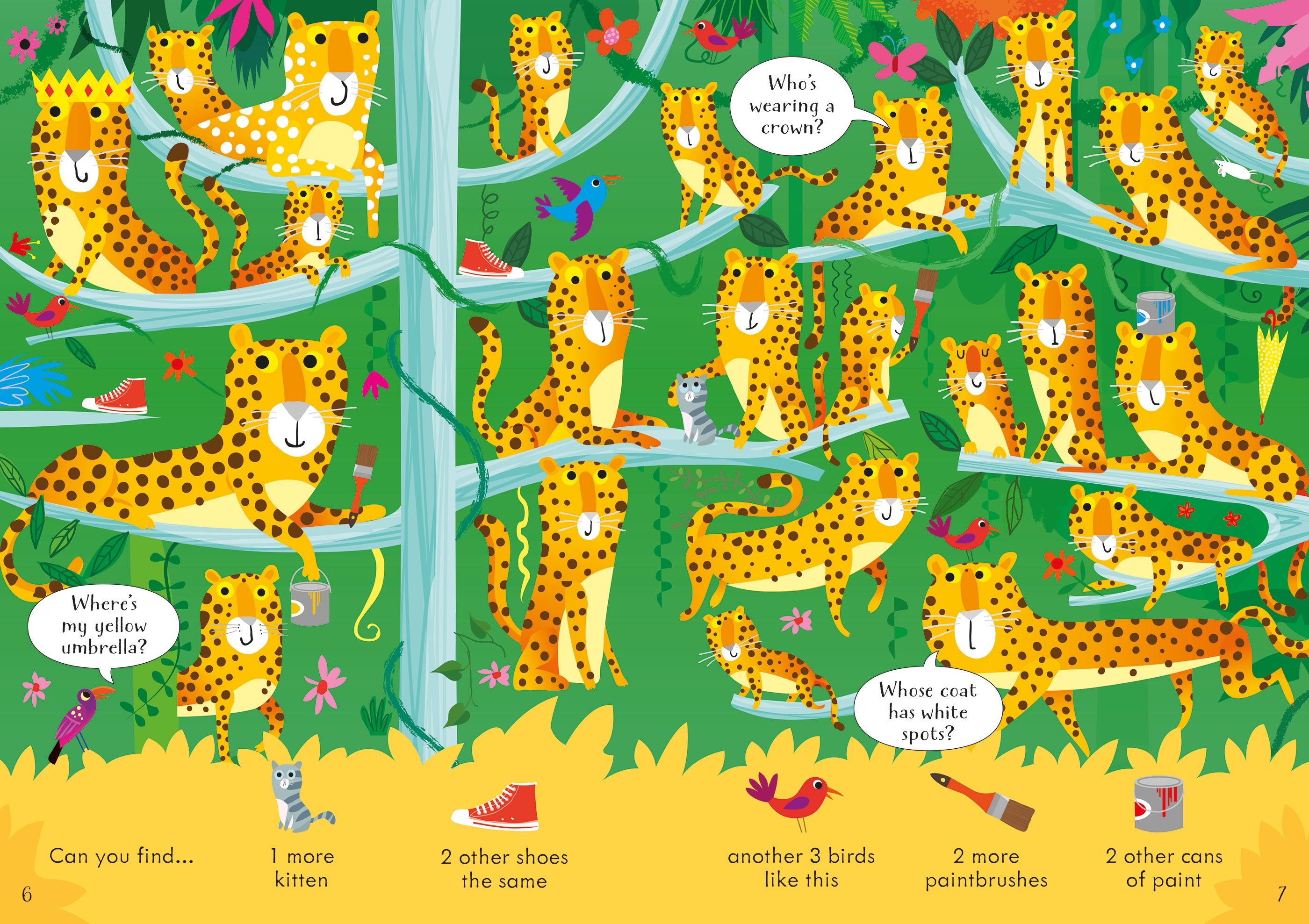 look and find puzzles in the jungle - Ảnh 4