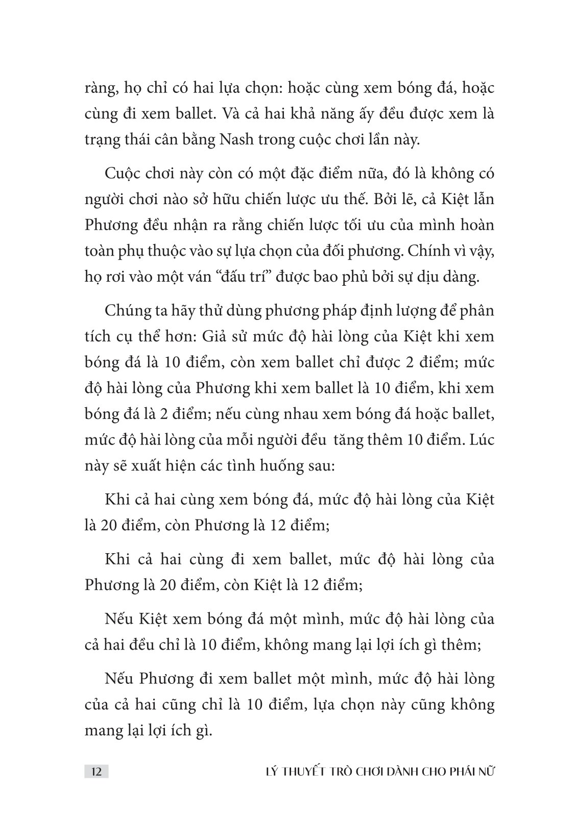 Lý Thuyết Trò Chơi Dành Cho Phái Nữ - Phần 1 - Công Việc Và Cuộc Sống - Ảnh 14