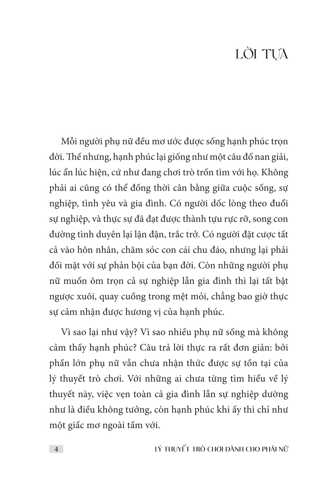 Lý Thuyết Trò Chơi Dành Cho Phái Nữ - Phần 1 - Công Việc Và Cuộc Sống - Ảnh 6