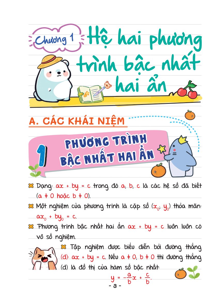 Mini Note - Công Thức Học Nhanh Toán 9 - Ảnh 4