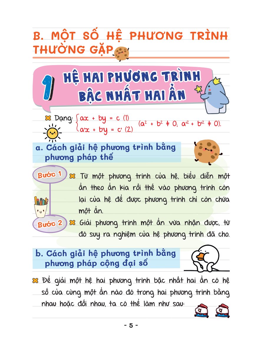 Mini Note - Công Thức Học Nhanh Toán 9 - Ảnh 6