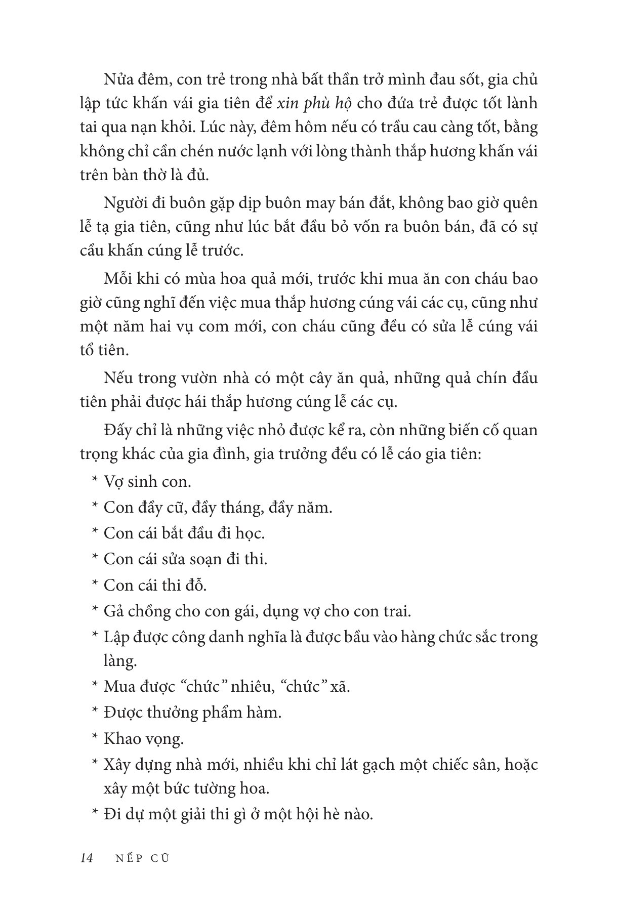Nếp Cũ - Phong Tục Thờ Cúng Trong Gia Đình Việt Nam - Phong Lưu Đồng Ruộng - Nghệ Thuật Bắt Ăn Trộm - Ảnh 12