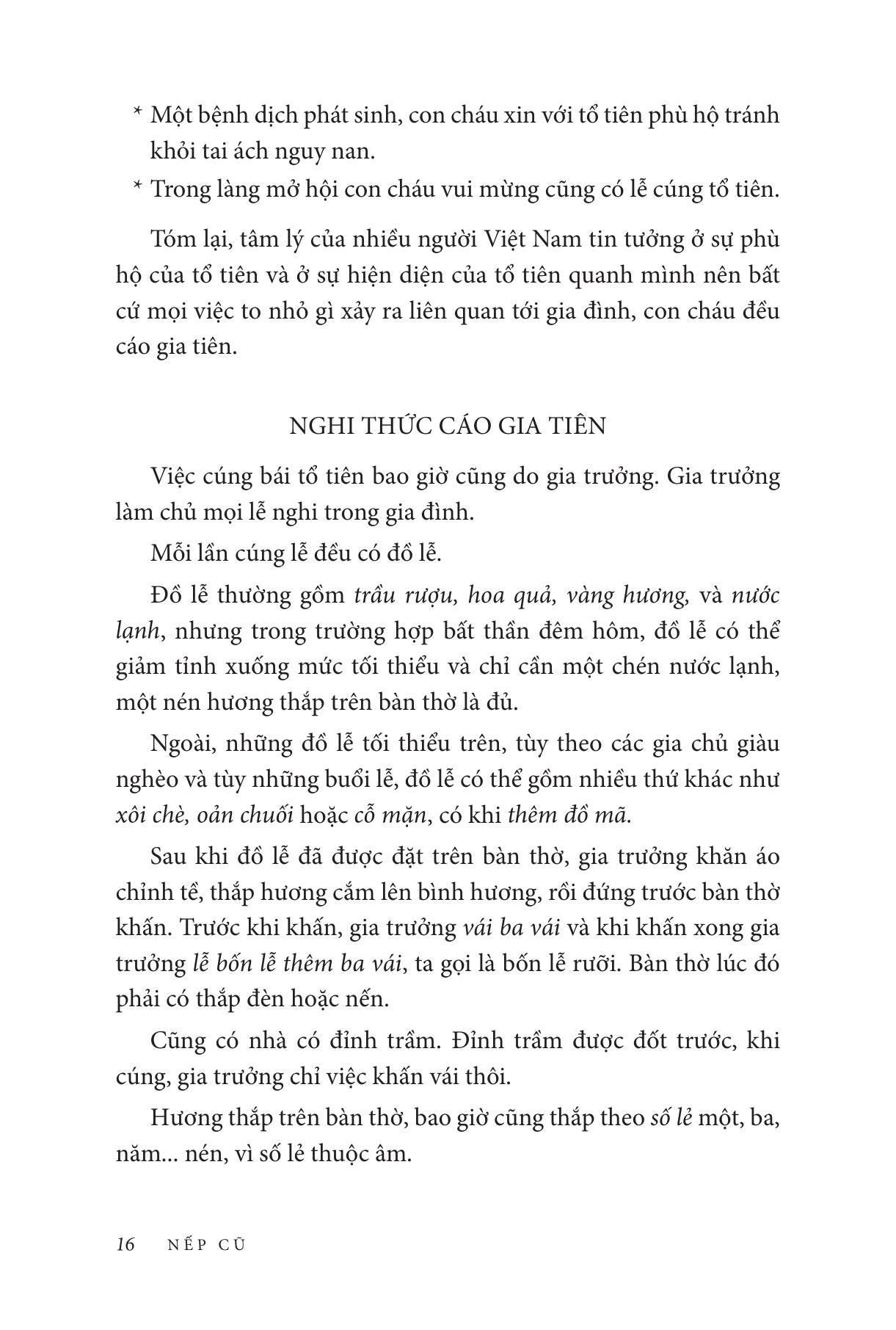 Nếp Cũ - Phong Tục Thờ Cúng Trong Gia Đình Việt Nam - Phong Lưu Đồng Ruộng - Nghệ Thuật Bắt Ăn Trộm - Ảnh 14