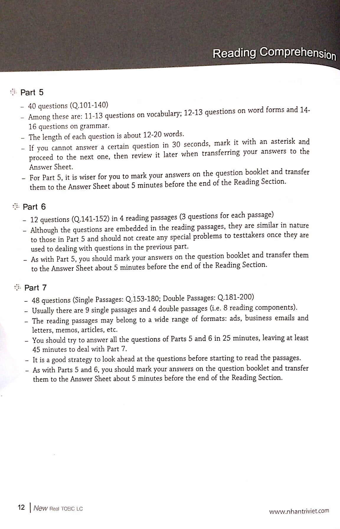 new longman new real toeic - actual tests for listening comprehension lc (+cd) - Ảnh 9