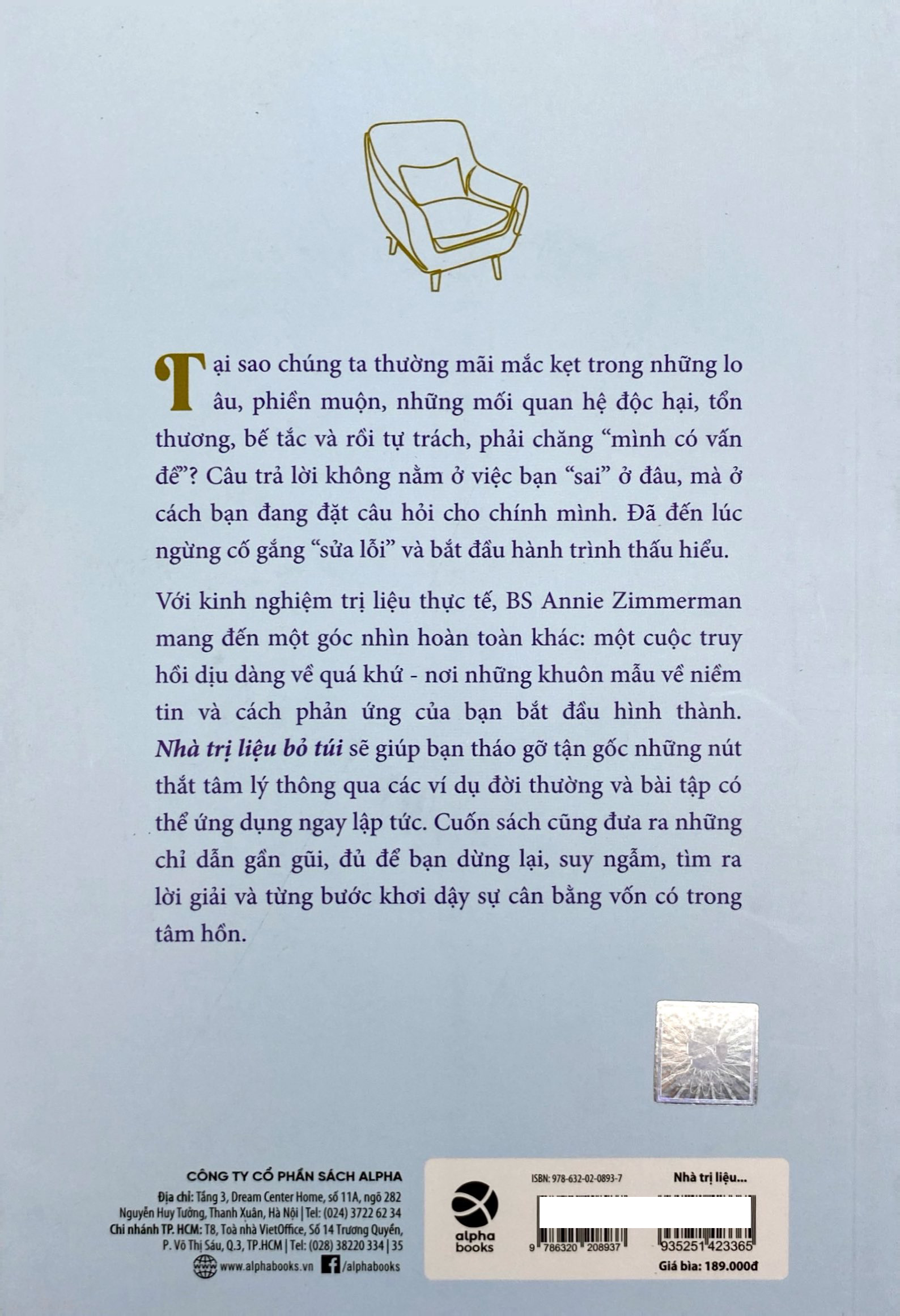 Nhà Trị Liệu Bỏ Túi - Phá Vỡ Khuôn Mẫu Cũ Và Chuyển Hóa Cuộc Sống Của Bạn - Ảnh 6