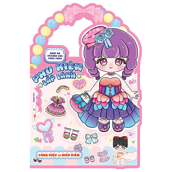 Nhật Ký Sticker Của Công Chúa - Phụ Kiện Lấp Lánh - Lễ Hội Mùa Xuân (Tái Bản) - Ảnh 2