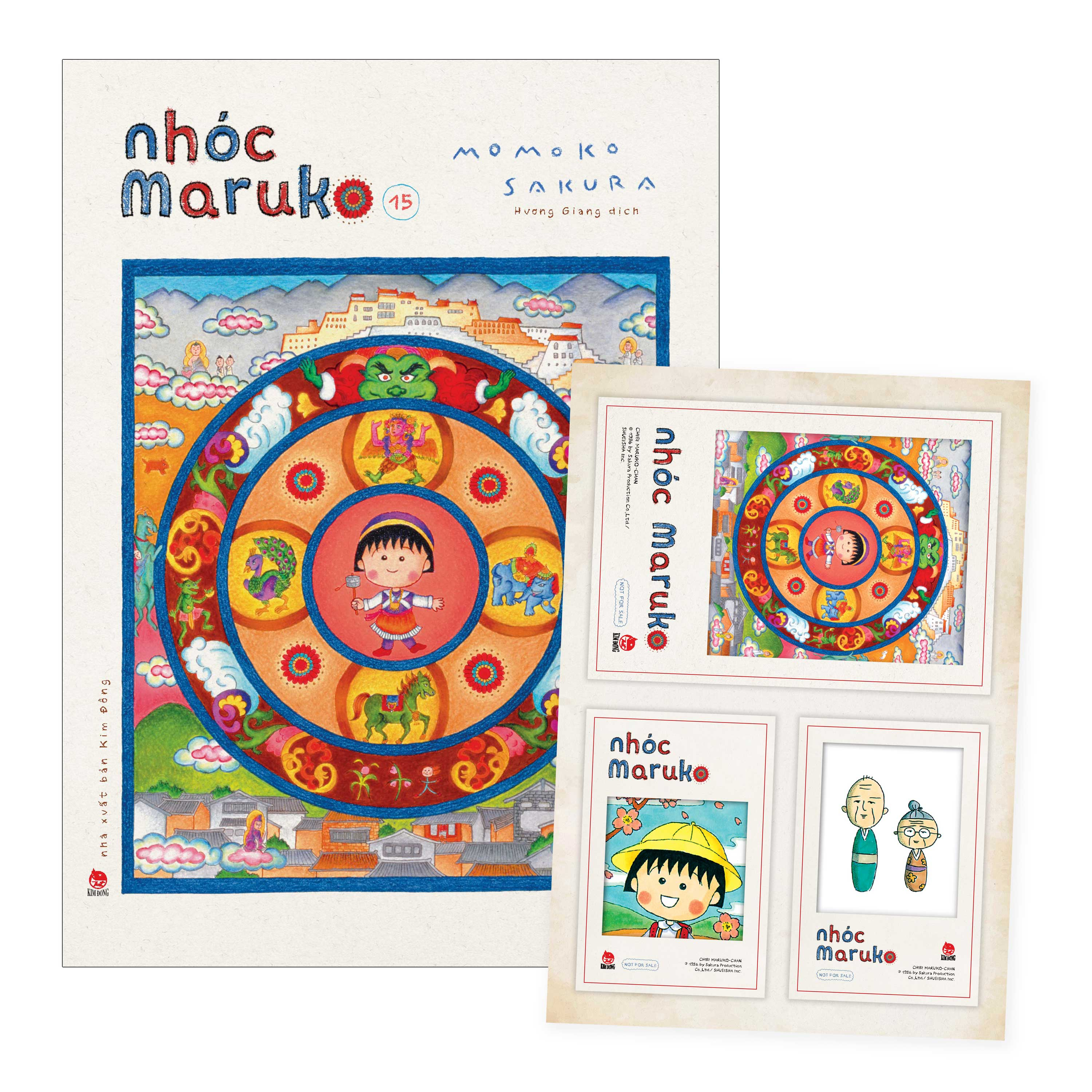 nhóc maruko - tập 15 - tặng kèm set postcard polaroid - Ảnh 2
