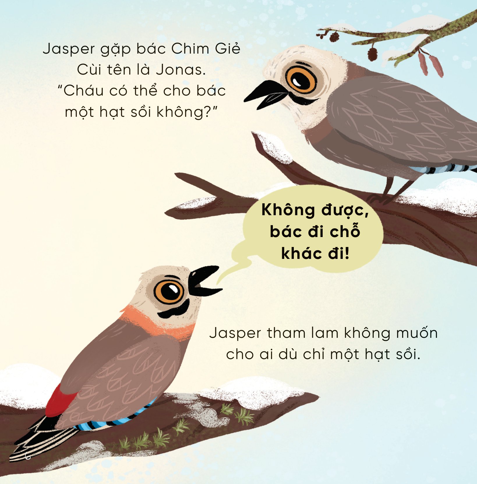 những bài học nhỏ từ rừng xanh - chú chim ích kỷ học cách chia sẻ - Ảnh 7