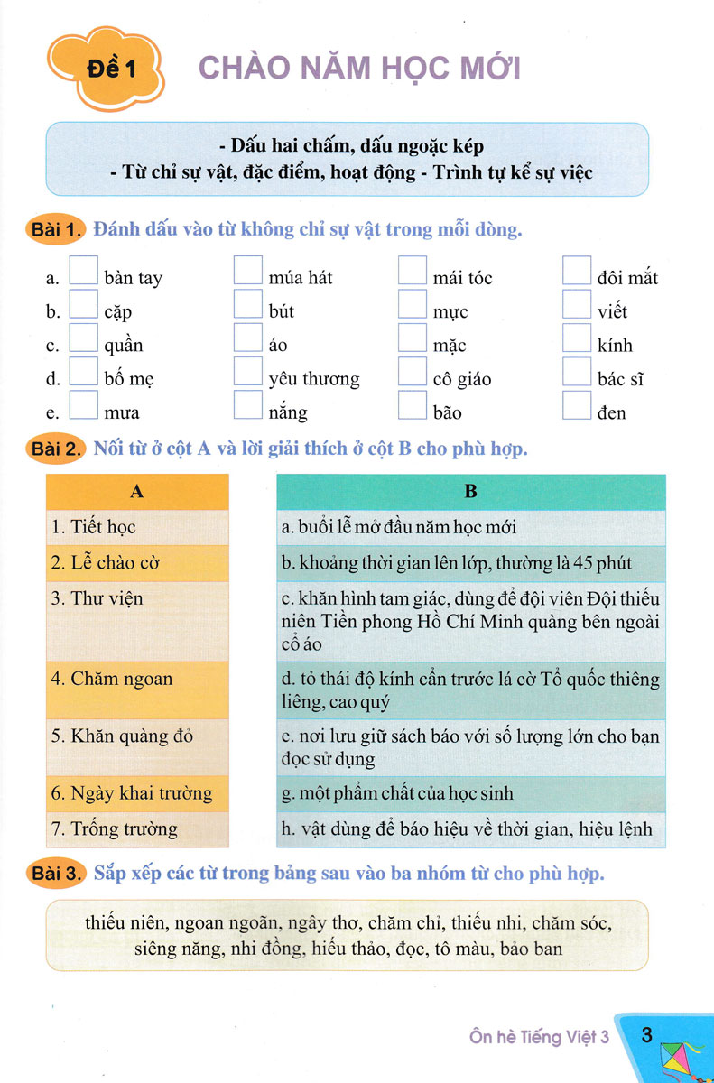 Ôn Hè Tiếng Việt 3 (Cánh Diều) (Biên Soạn Theo Chương Trình Giáo Dục Phổ Thông Mới) - Ảnh 5