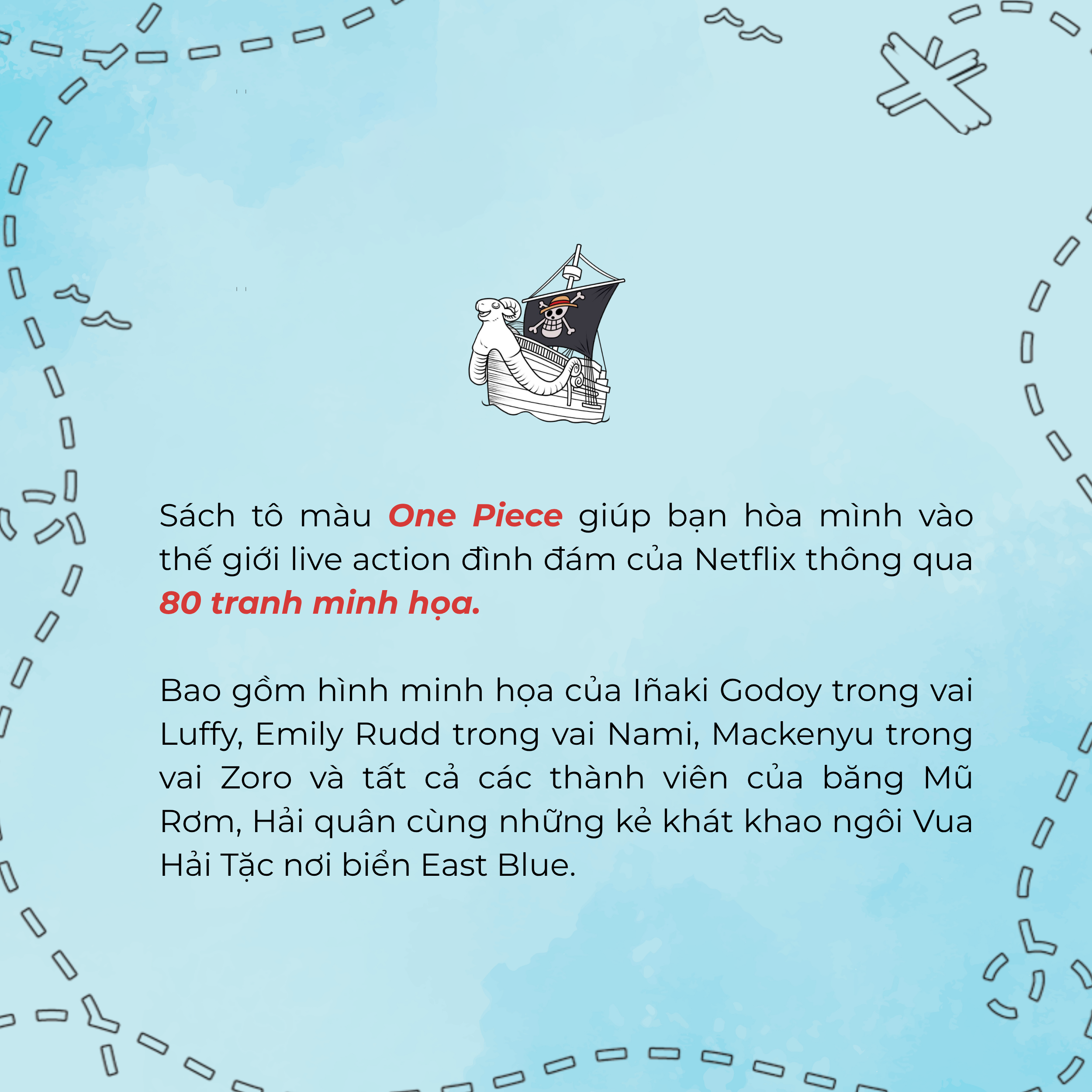 One Piece - Sách Tô Màu Chính Thức Phiên Bản Live Action - Bản Đặc Biệt - Tặng Kèm Poster One Piece - Ảnh 10