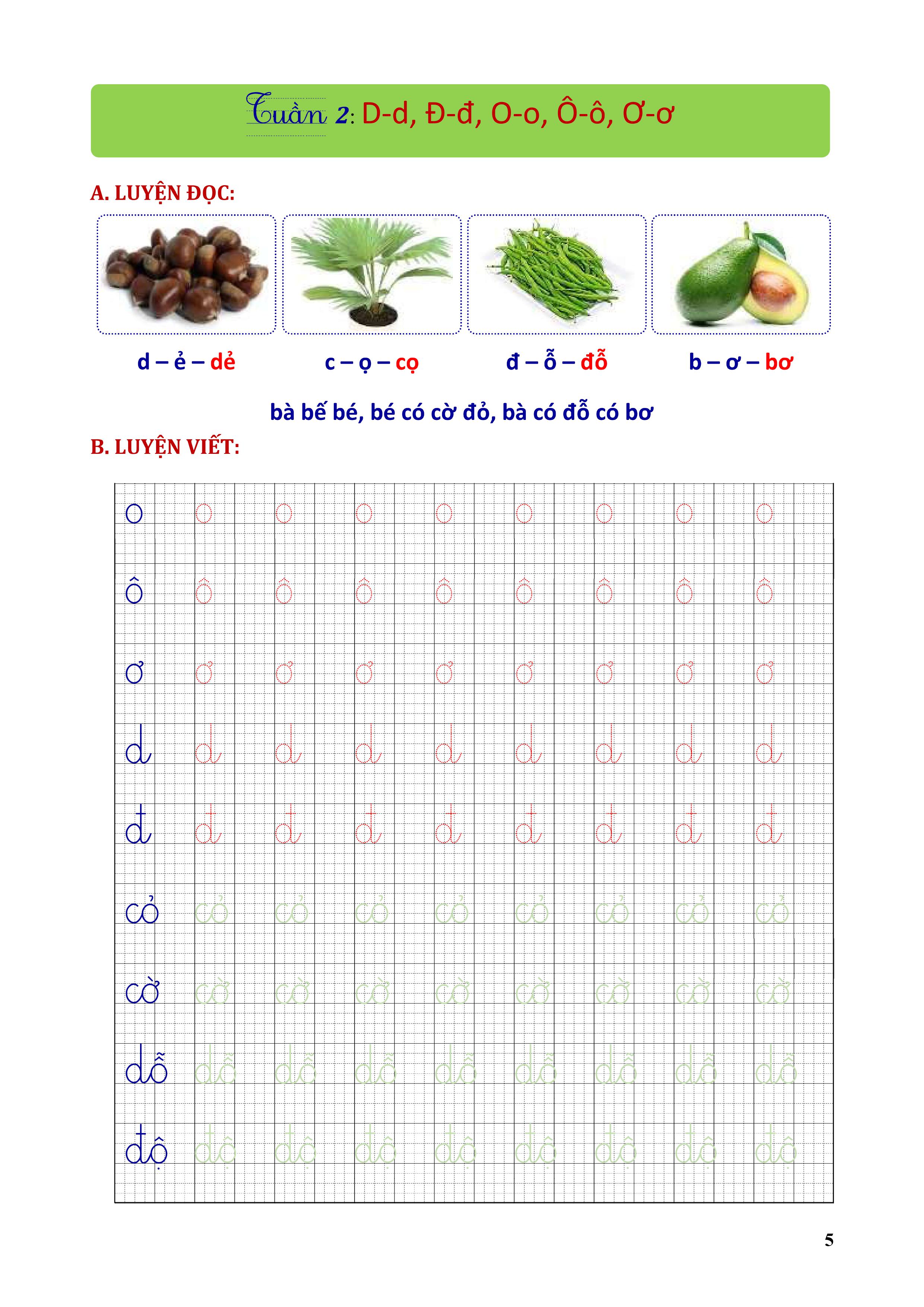 phiếu bài tập cuối tuần tiếng việt 1 - Ảnh 5
