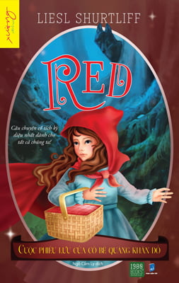 Bìa sách red - cuộc phiêu lưu của cô bé quàng khăn đỏ