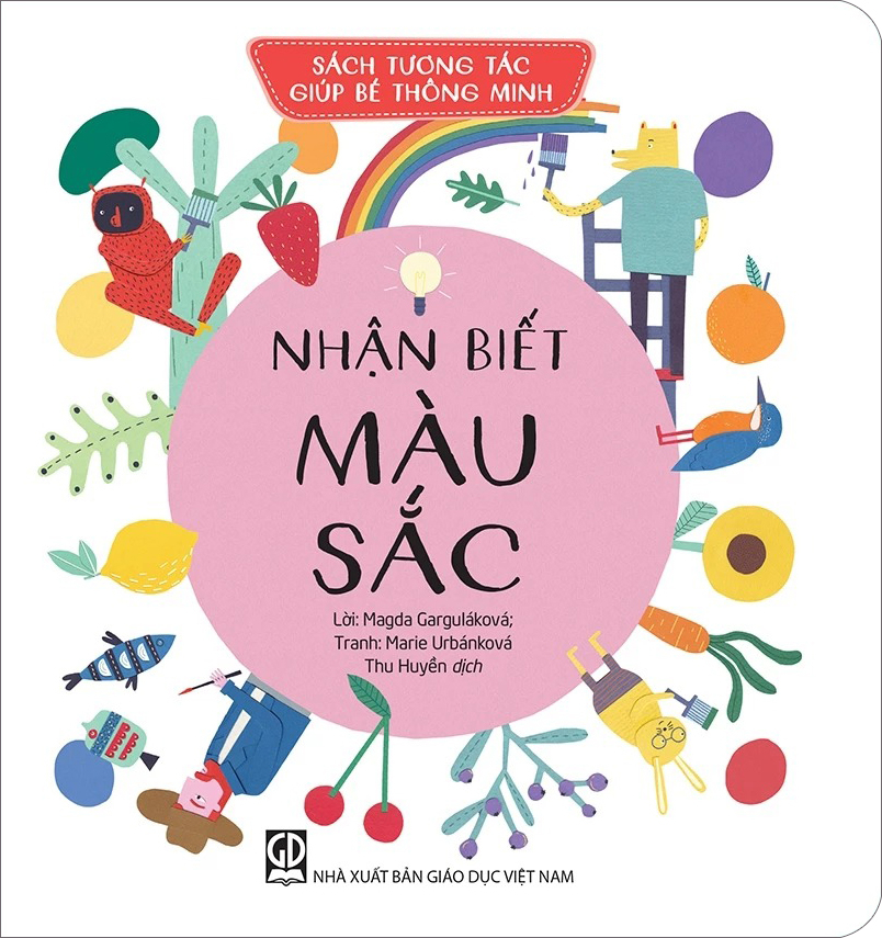 Sách Tương Tác Giúp Bé Thông Minh - Nhận Biết Màu Sắc - Ảnh 2