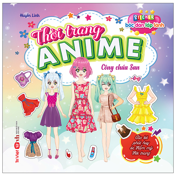 Sticker Boc Dan Lap Lanh - Thoi Trang Anime - Cong Chua Hime - Ảnh 2