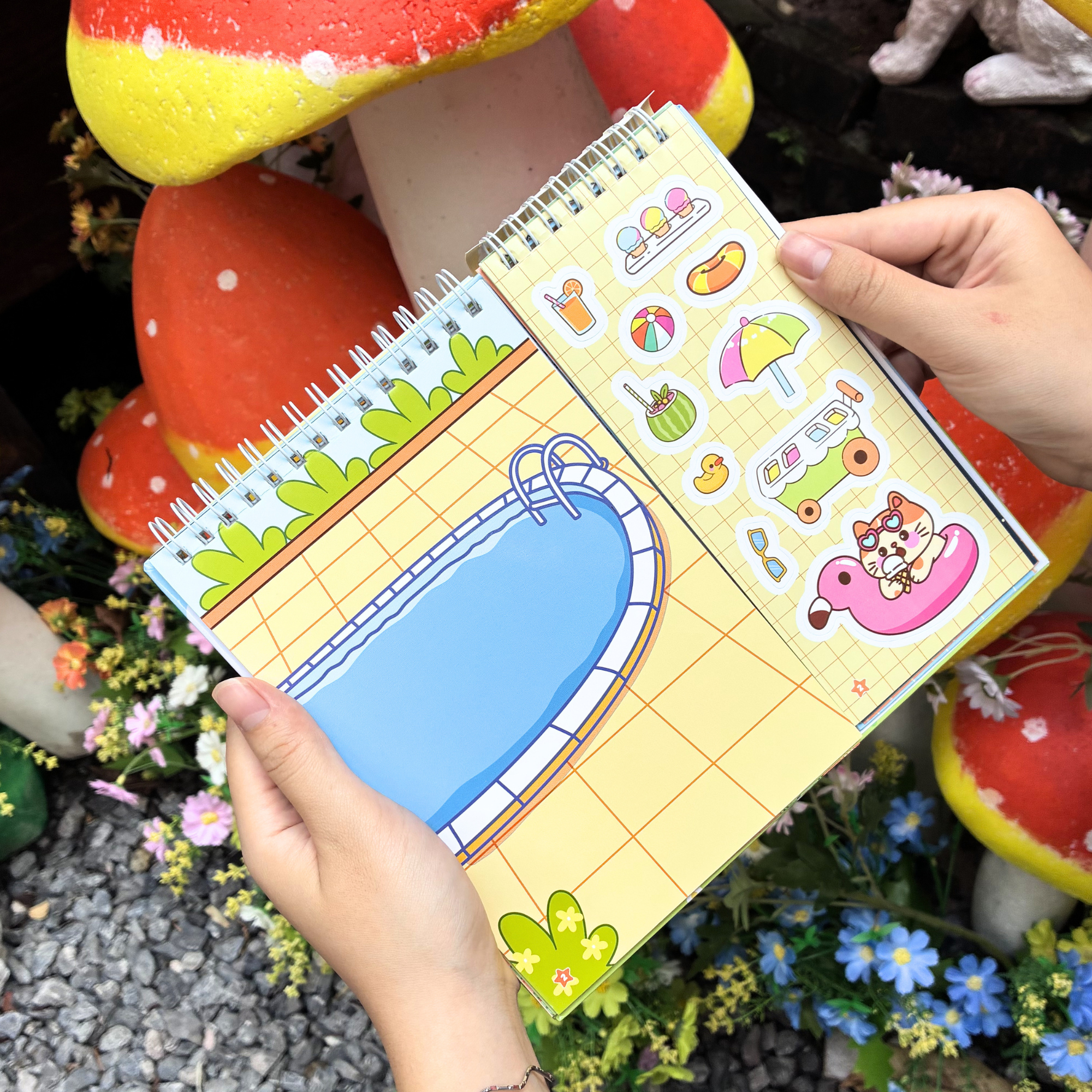 Sticker Nhiệm Màu - Kỳ Nghỉ Hè Của Mèo Cam - Ảnh 10