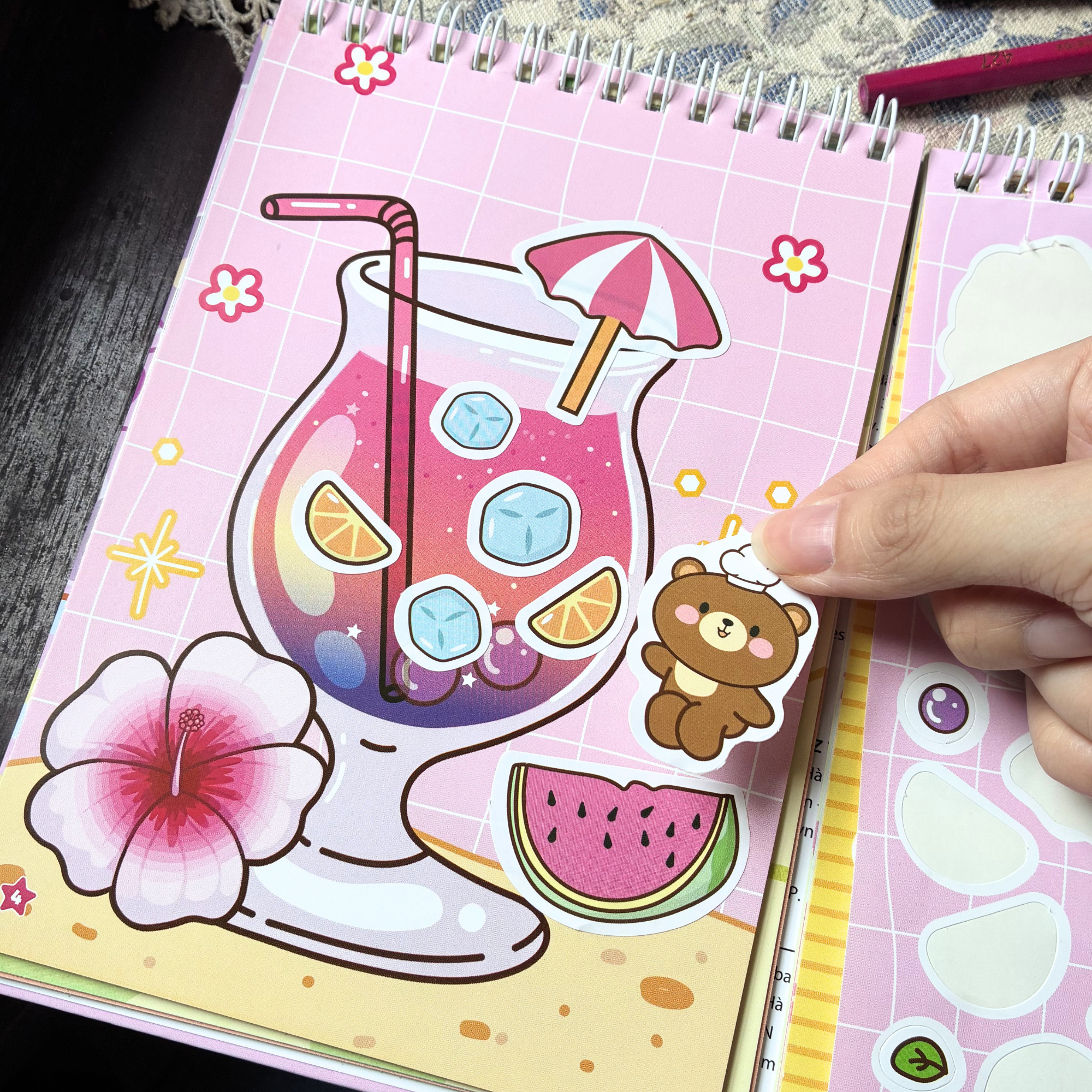 Sticker Nhiệm Màu - Kỳ Nghỉ Hè Của Mèo Cam - Ảnh 9