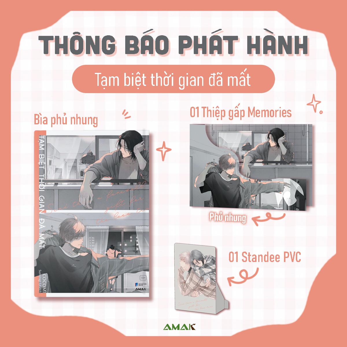 tạm biệt thời gian đã mất - tặng kèm standee pvc + thiệp gấp memories - Ảnh 2