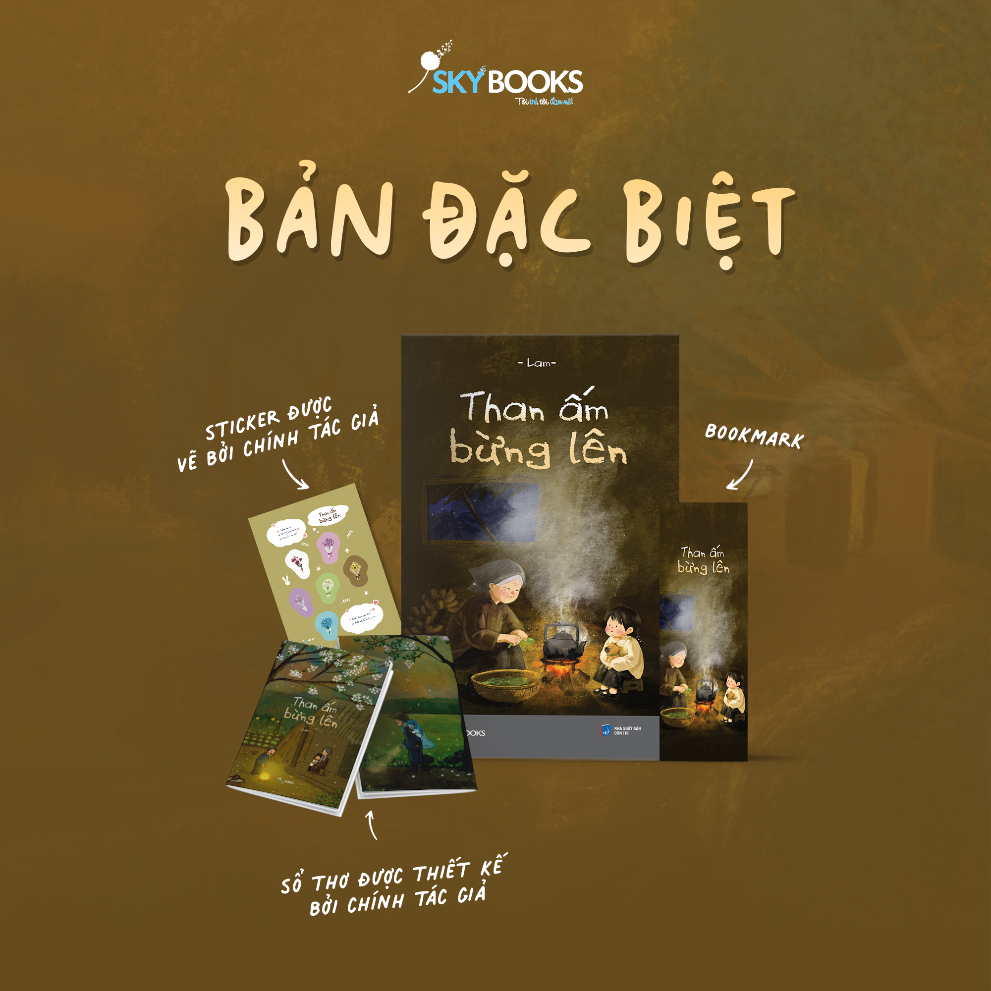Than Ấm Bừng Lên - Bản Đặc Biệt - Tặng Kèm Bookmark + Sổ Thơ + Sticker - Ảnh 2