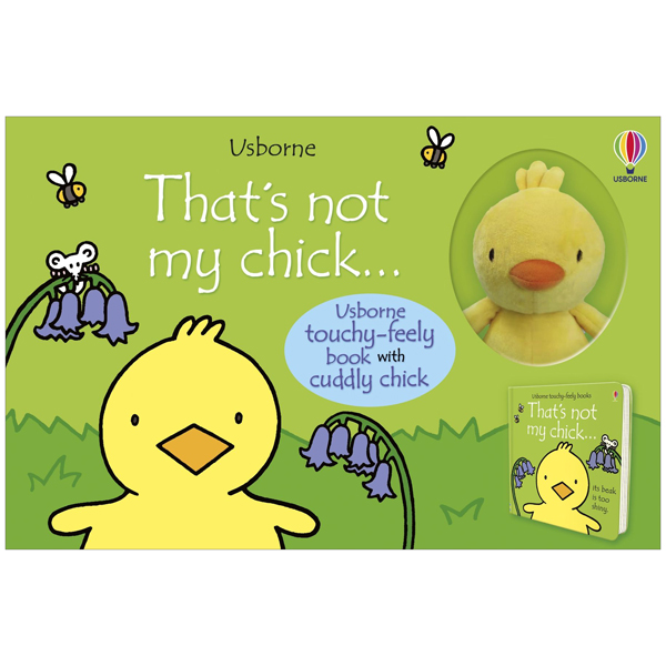 Bìa sách that's not my chick book and toy