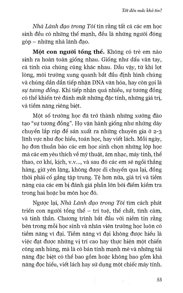 the leader in me - nhà lãnh đạo trong tôi - Ảnh 12