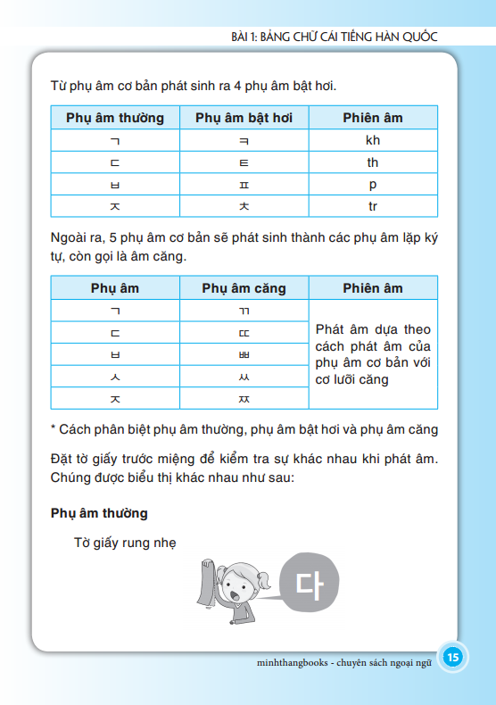 tiếng hàn cơ bản dành cho người mới bắt đầu (tái bản 2023) - Ảnh 12