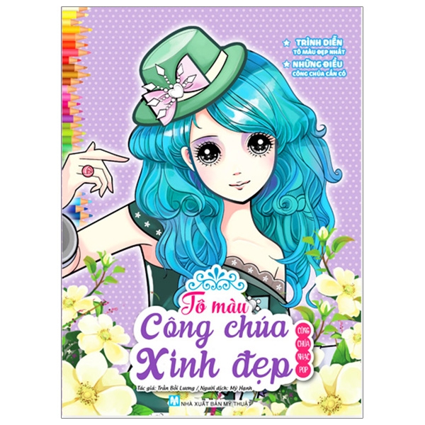 tô màu công chúa xinh đẹp - công chúa nhạc pop (tái bản 2023)