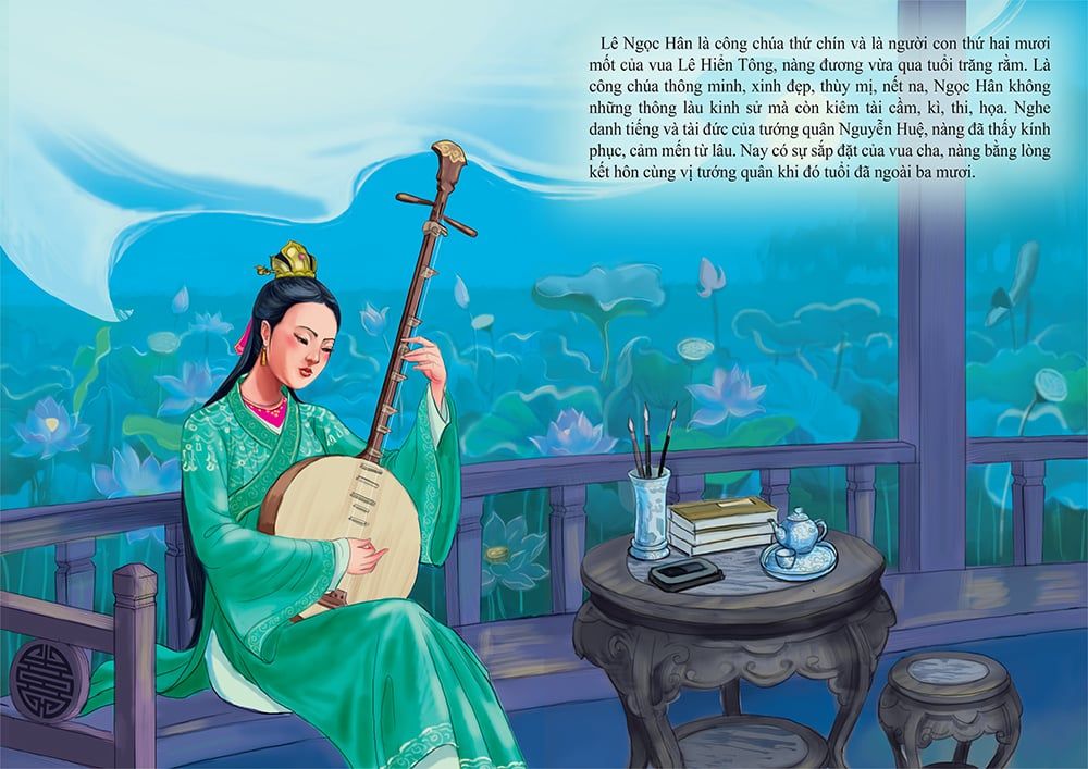 tranh truyện lịch sử việt nam - ngọc hân công chúa - Ảnh 6