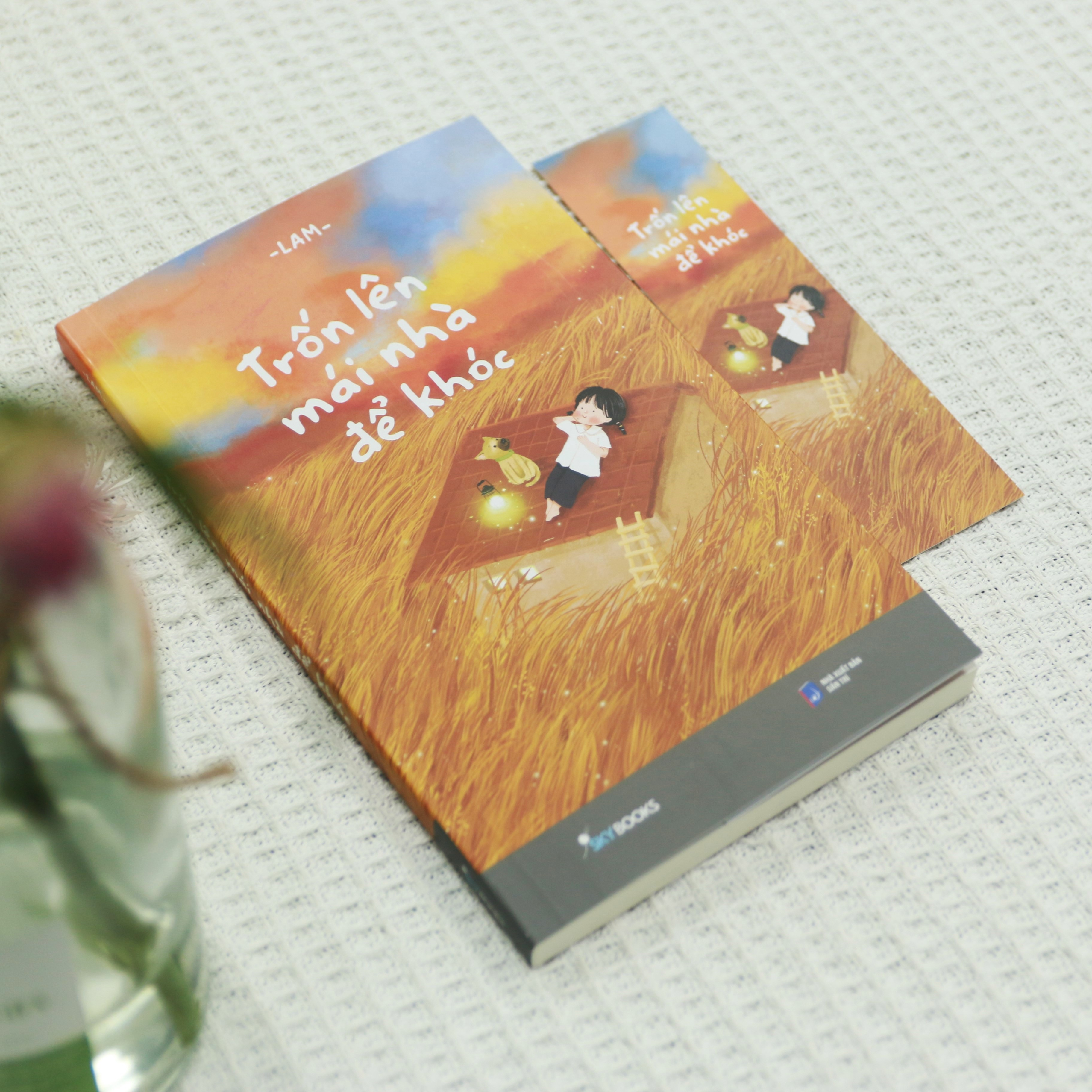 trốn lên mái nhà để khóc - tặng kèm bookmark - Ảnh 4