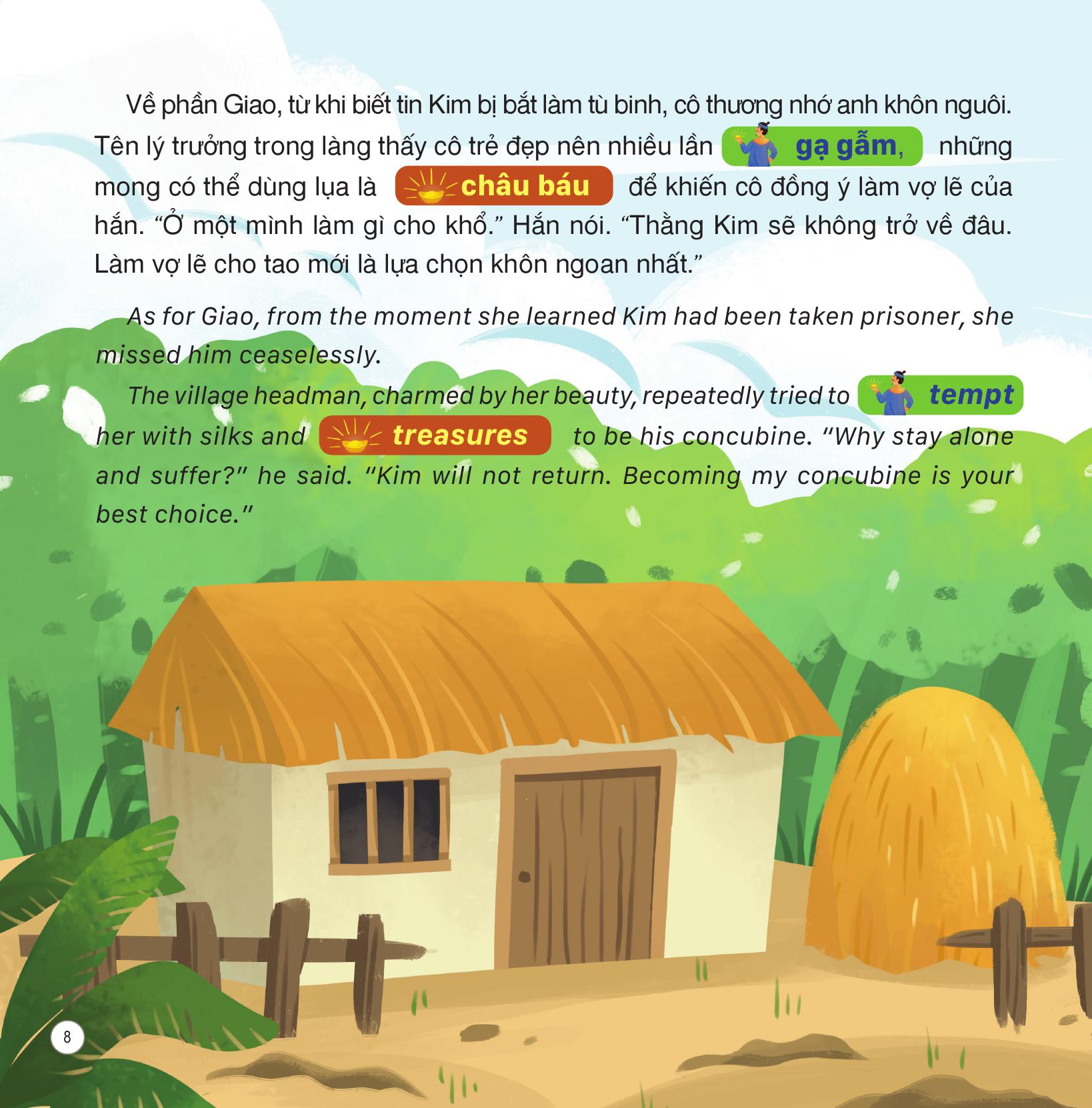 Truyện Cổ Tích Việt Nam - Sự Tích Cây Kim Giao - Song Ngữ Việt-Anh - Ảnh 10