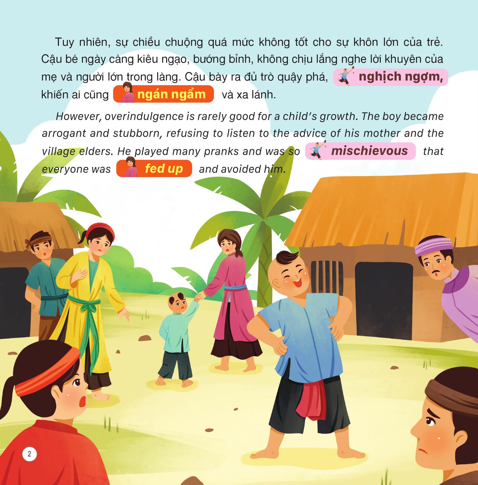 Truyện Cổ Tích Việt Nam - Sự Tích Cây Vú Sữa - Song Ngữ Việt-Anh - Ảnh 4