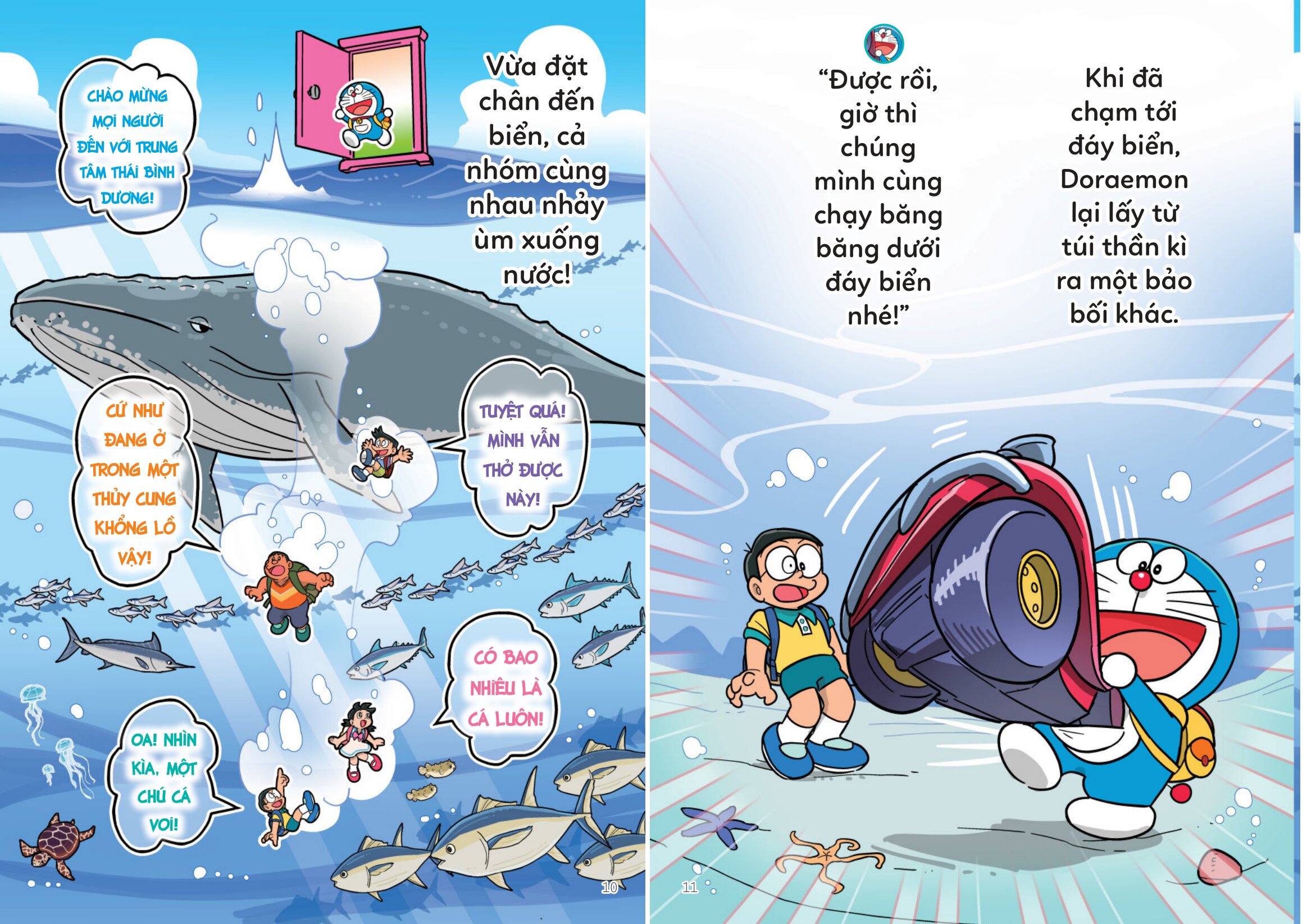 Truyện Đọc Thiếu Nhi - Doraemon - Nobita Và Lâu Đài Dưới Đáy Biển - Phiên Bản Mới - Ảnh 6