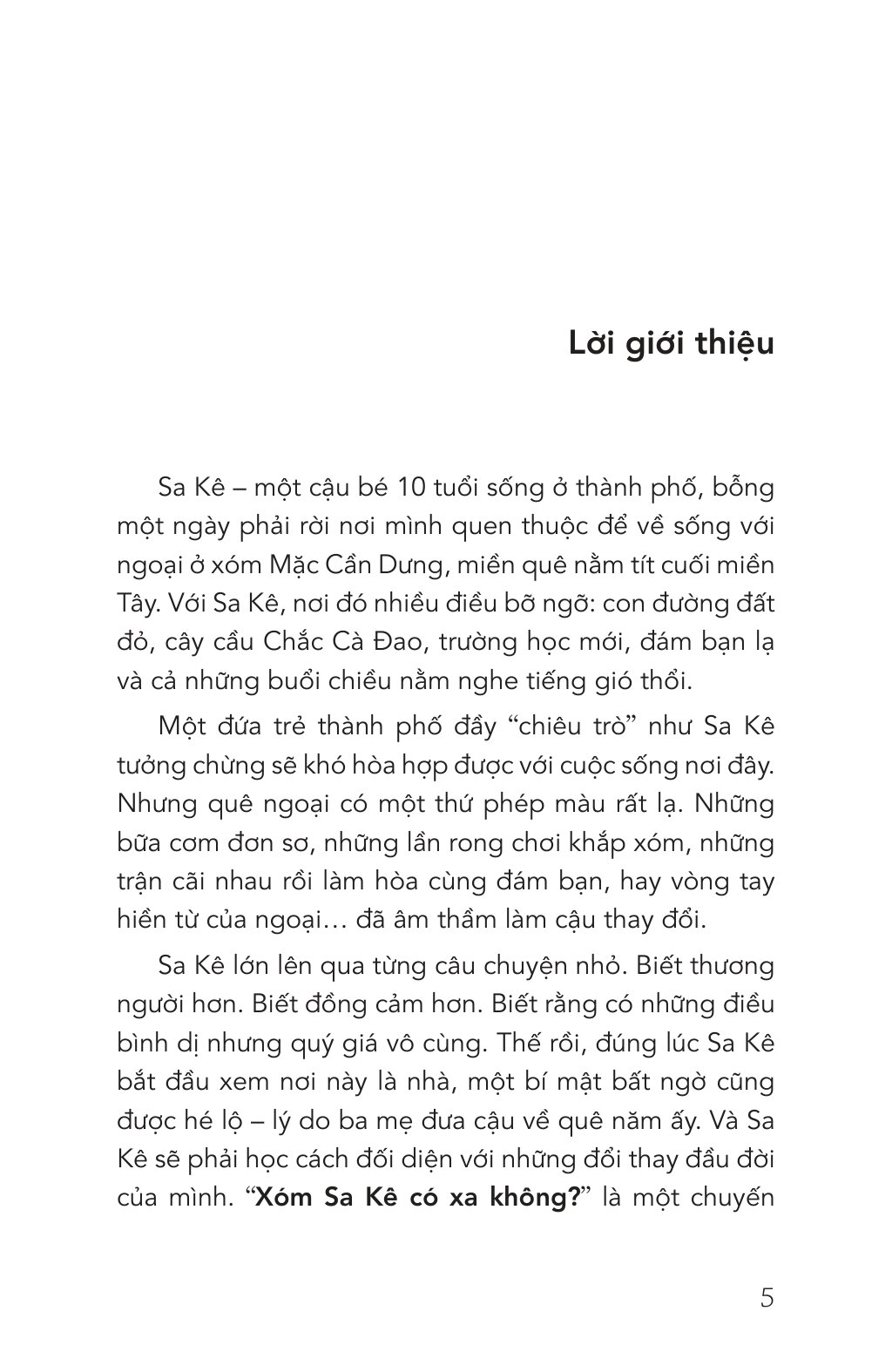 Văn Học Thiếu Nhi - Xóm Sa Kê Có Xa Không? - Ảnh 4