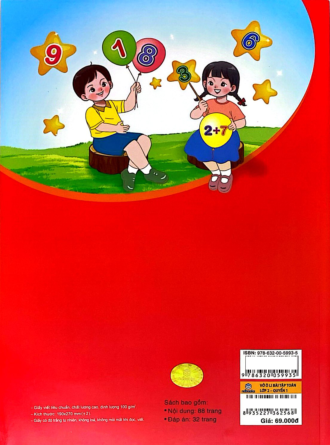 Vở Ô Li Bài Tập Toán Lớp 2 - Quyển 1 - Ảnh 6