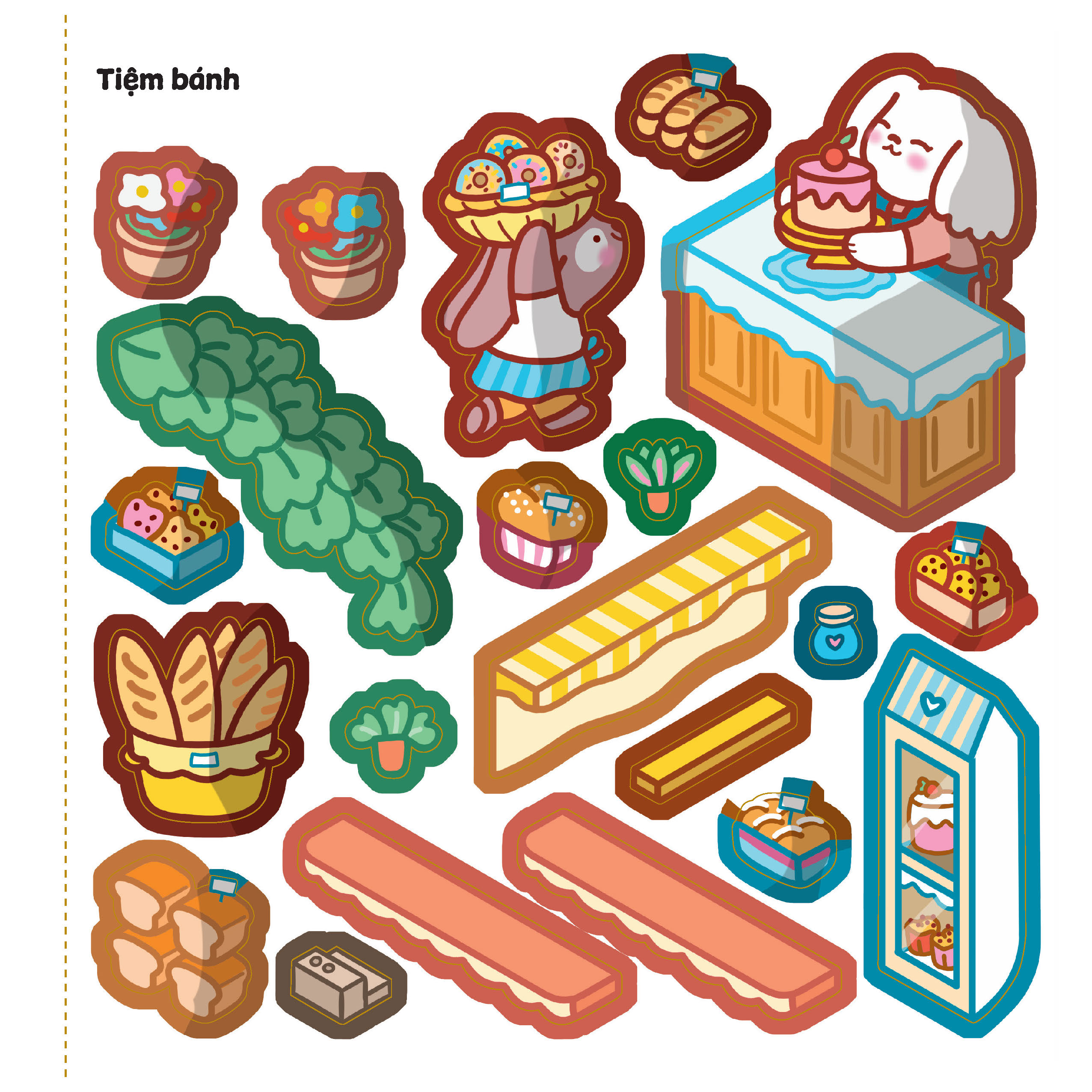 Vui Tươi Và Ngộ Nghĩnh - Căn Phòng Sticker - Kì Nghỉ Tuyệt Vời - Ảnh 13