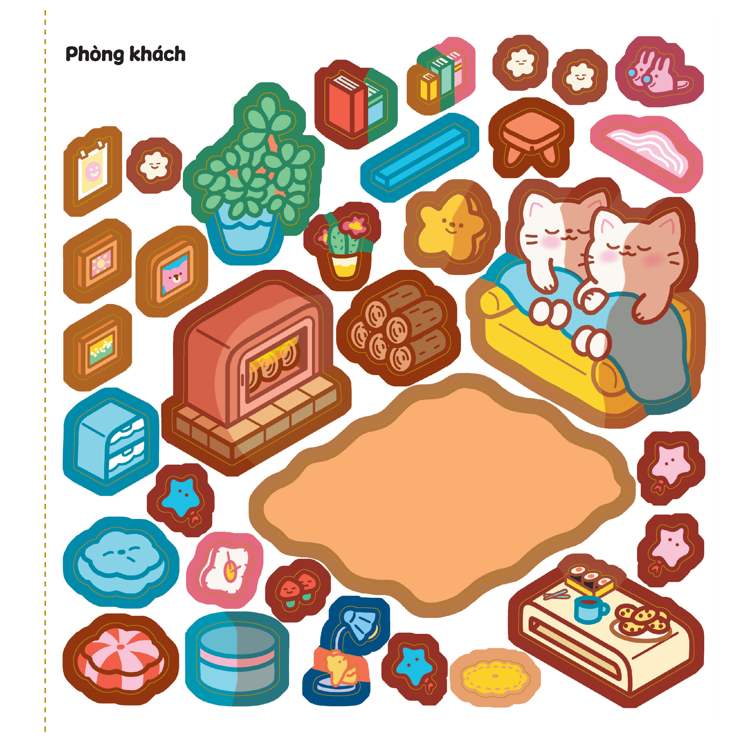Vui Tươi Và Ngộ Nghĩnh - Căn Phòng Sticker - Kì Nghỉ Tuyệt Vời - Ảnh 16
