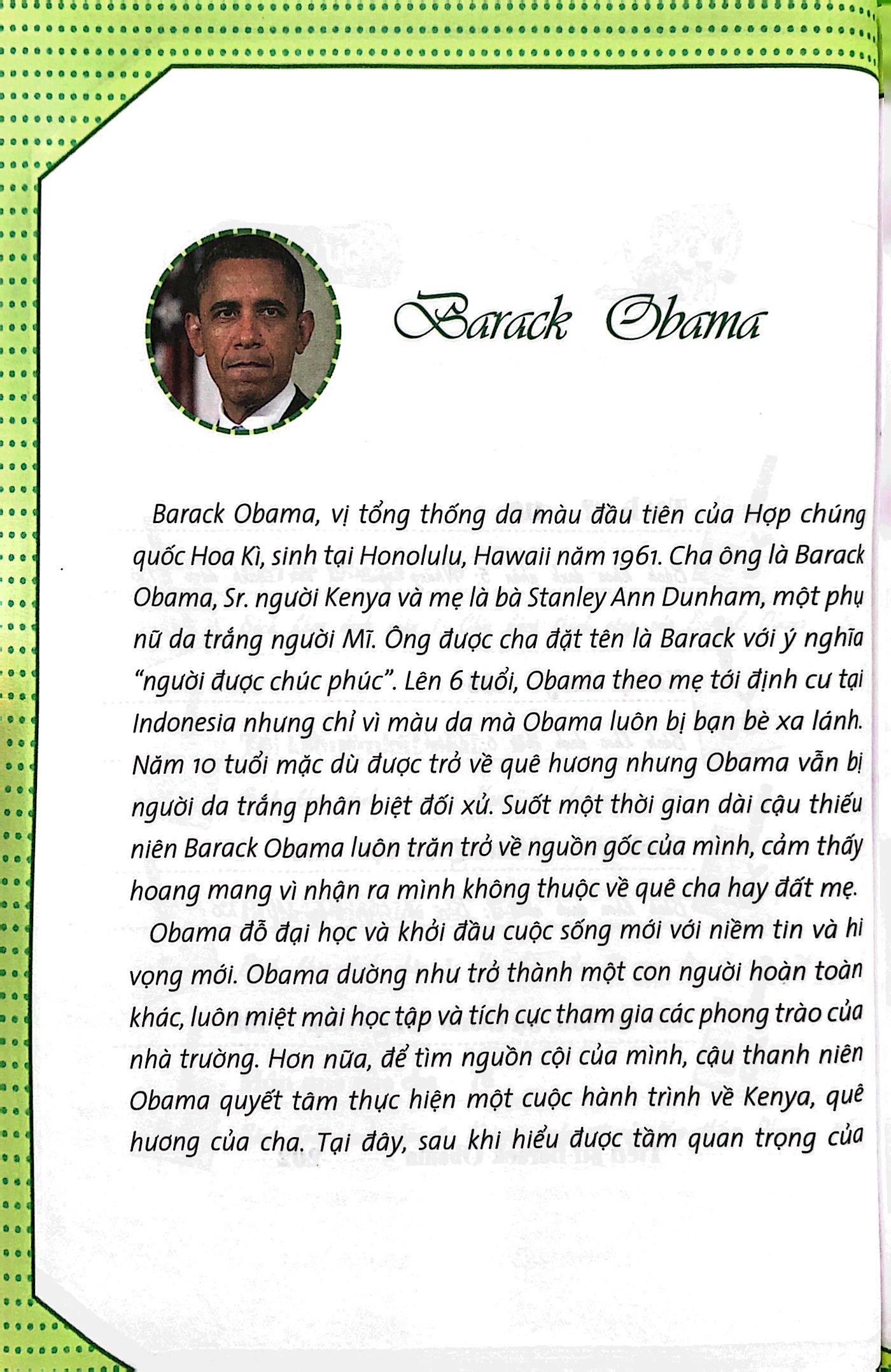 who? chuyện kể về danh nhân thế giới - barack obama (tái bản 2023) - Ảnh 6