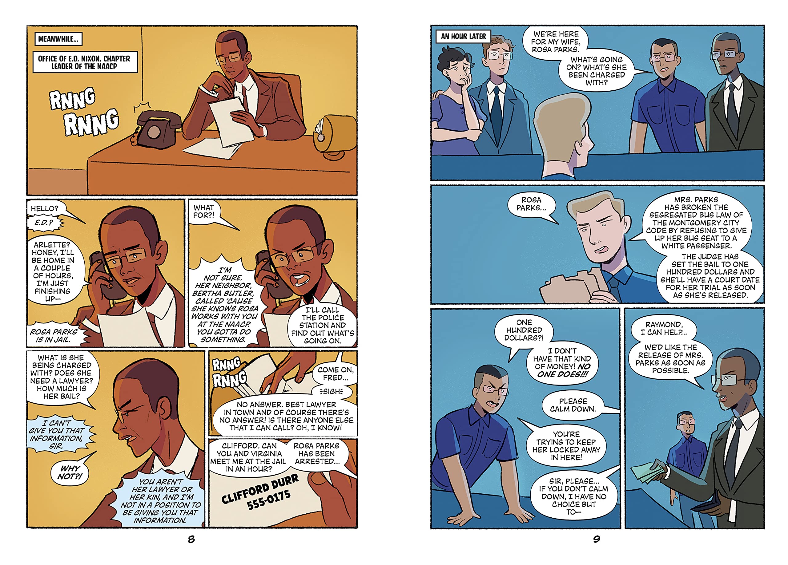 who sparked the montgomery bus boycott?: rosa parks: a who hq graphic novel - Ảnh 4