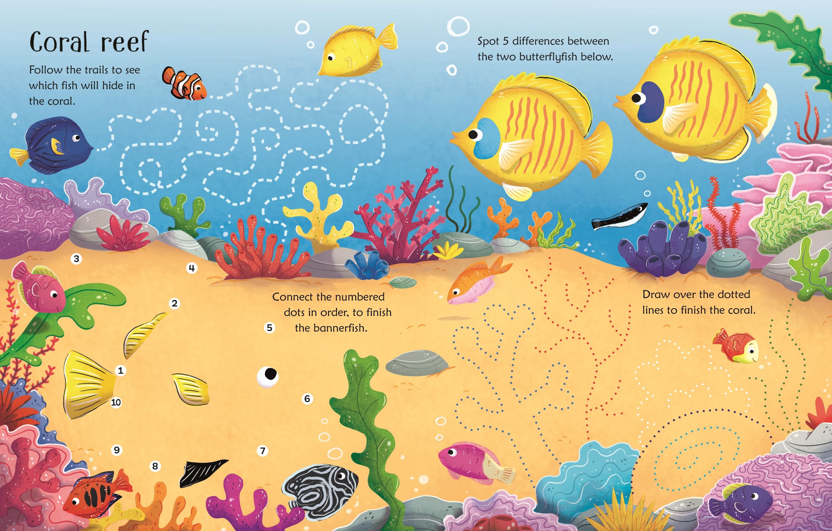 wipe-clean aquarium activities - Ảnh 3