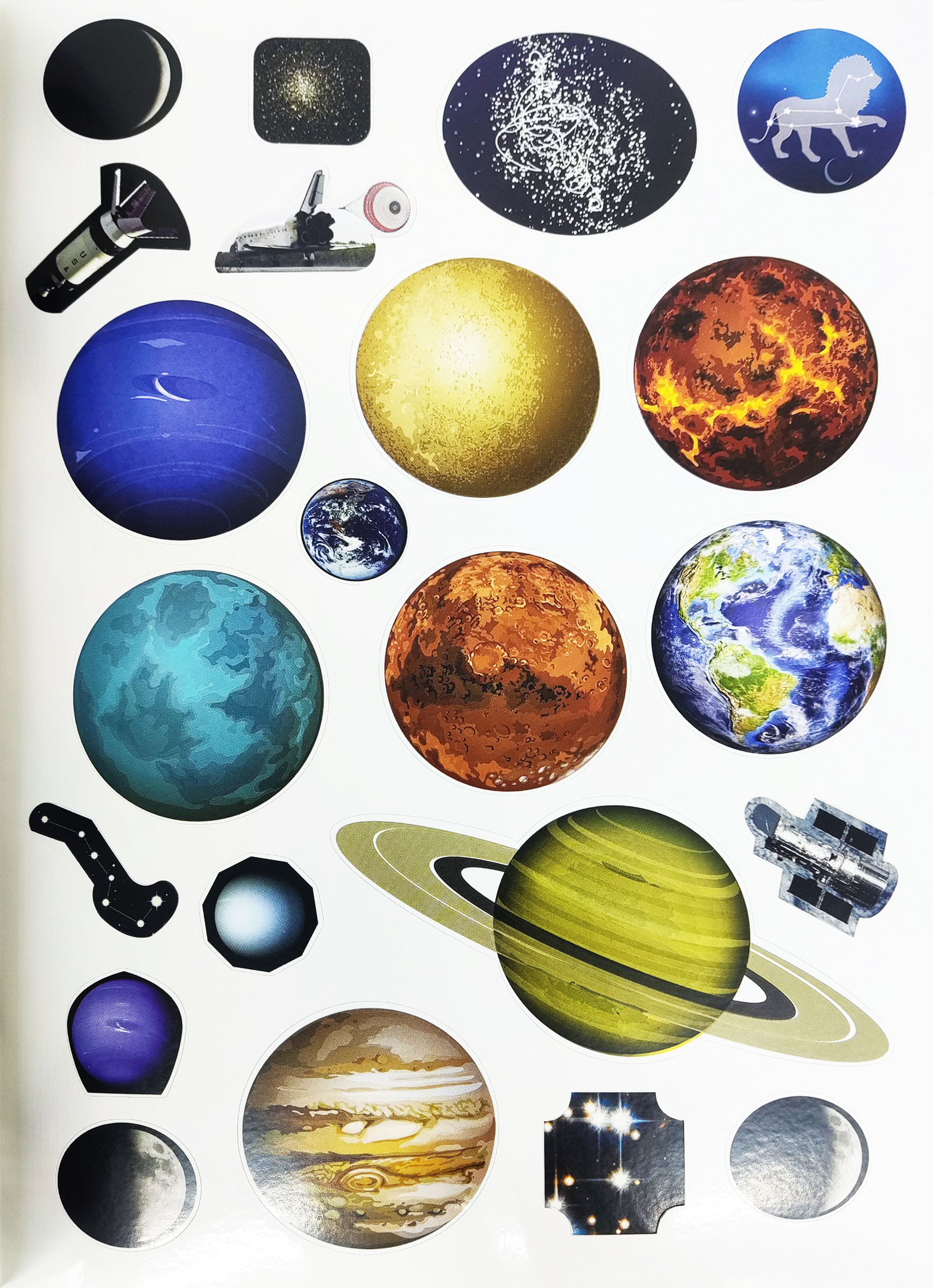 wonders of learning - sticker book - discover space - Ảnh 6